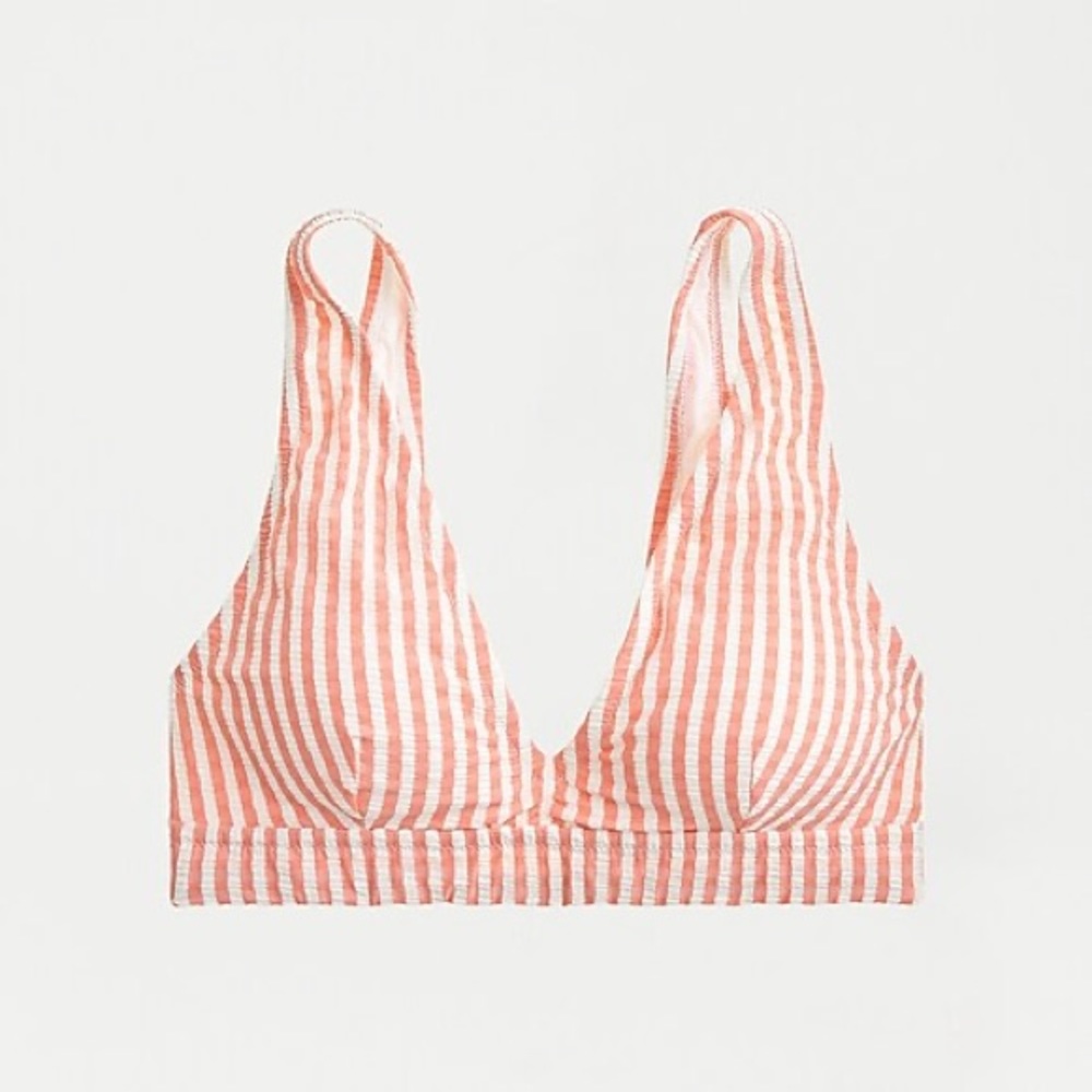 J.Crew Small Plunge V-neck bikini top
